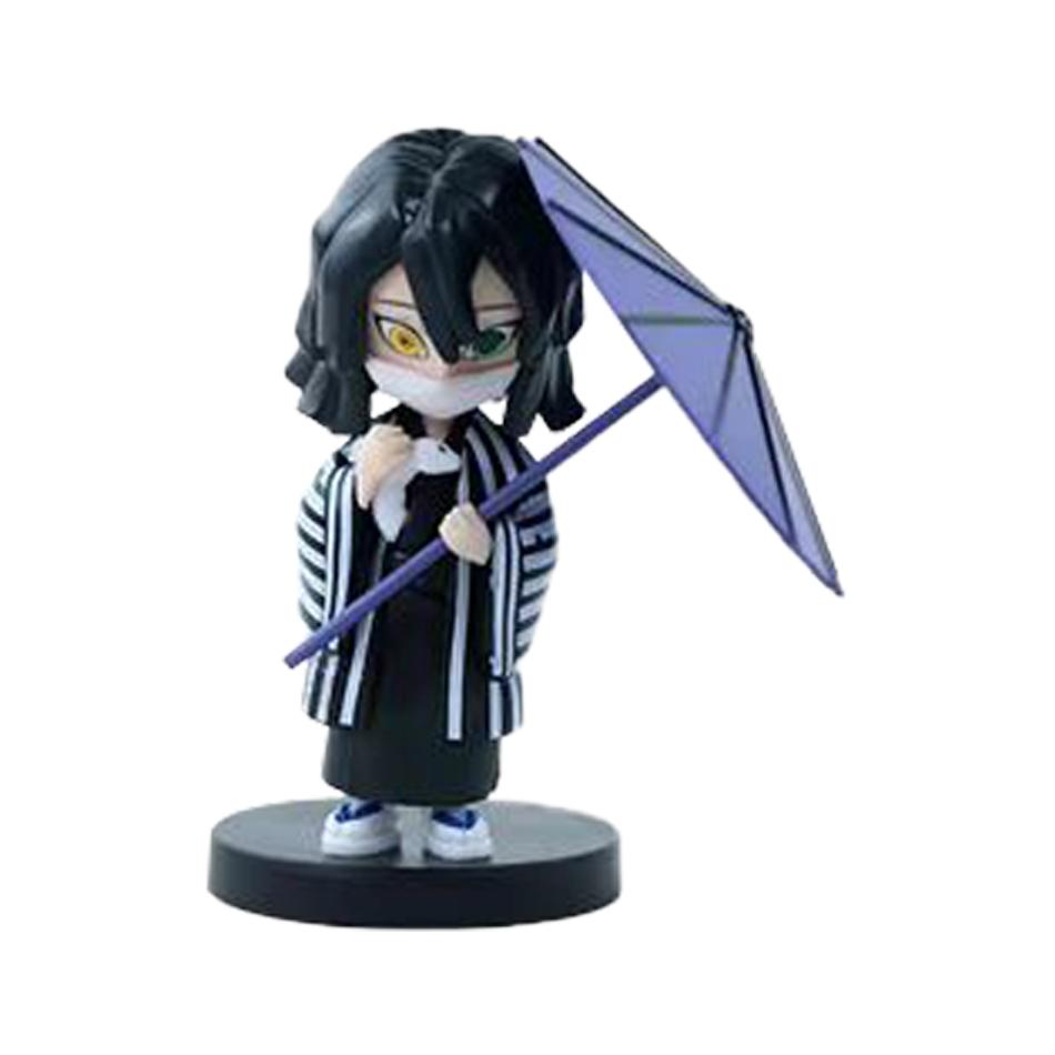 Animation 6Pcs/Kit Q Version Demon Slayer Boxed Action Figure Miniature Figurine Decoration Piece Attachment Animation Design Adorable Decoration