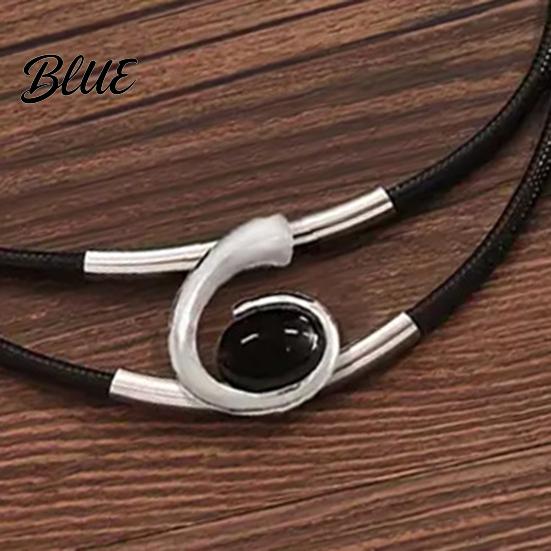 Jewelry Collection 2Pcs/Set Necklace Bracelet Set Sparkling Rhinestones Inlaid Women