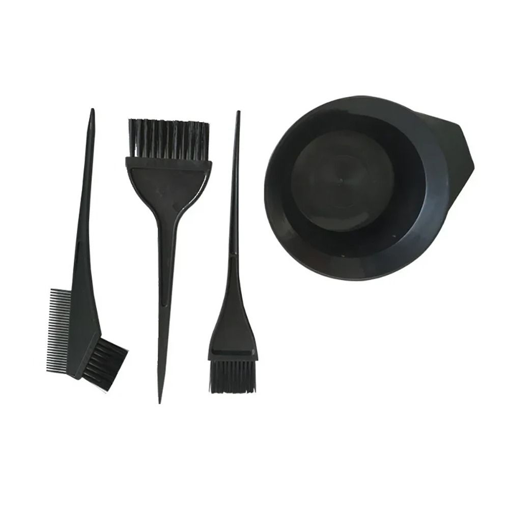 4Pcs/Set DIY Hair Dyeing Kit Salon Hair Dye Tools New Stirring Brush  For Hair Coloring Bleaching