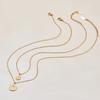 Stainless Steel Water-drop Star-shaped Pendant Necklace, Luxurious and High-end Style, Collar Chain, Titanium Steel