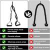 Heavy Type Tricep Rope Attachments With 3 Adjustable Grip Ergonomic Workout Equipment For Arm And Back Training