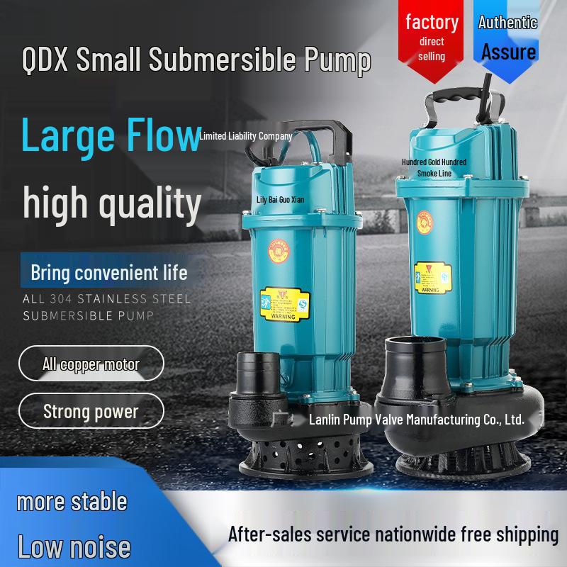 QX30-7-1.1S Acid & Alkali Resistant 304 Stainless Steel Clean Water Submersible Pump