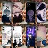 Anime Toge Inumaki Phone Case For iPhone 15,14,13,12,11,Plus,Pro Max,XS,X,XR,SE,Mini,8,7 Soft Silicone Black Cover
