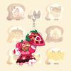 Cookie Run Kingdom Dekoracyjny Wisiorek Kawaii Figurka z Gry Student Kreskówkowy Breloczek Kratka Letni Wersja Q Dziewczyna Anime Prezent Festiwalowy