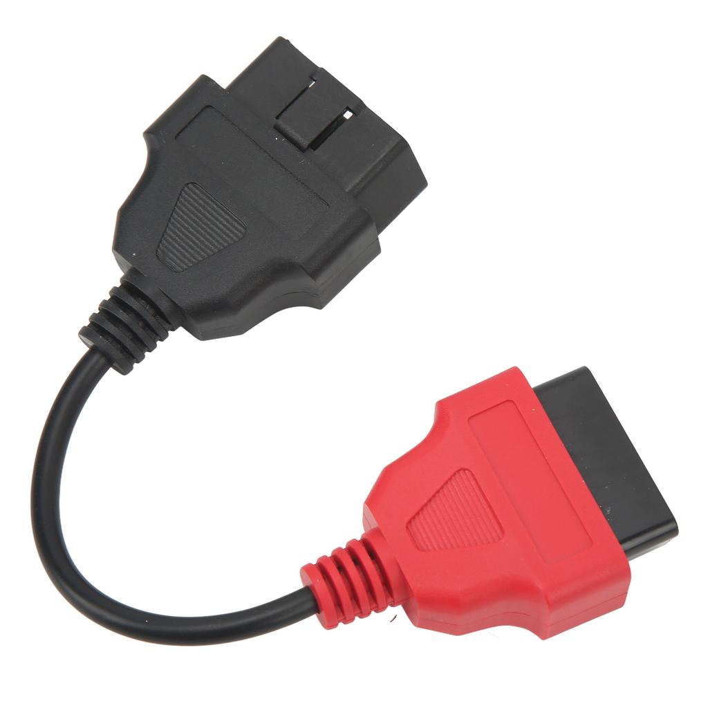 OBD2 Scanner Adaptor Cable Red SRS Diagnostic Cable Replacement for Fiat EcuScan