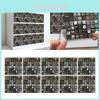 Abstract Mosaic Ceramic Tile Sticker For Home Renovation Waterproof Kitchen And Bathroom Decoration