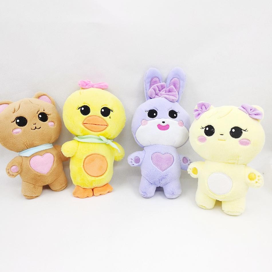 Neue Rosa Plüschpuppe BORN PINK Welttournee Offizielle Plüschtiere Jennie Lisa Rose Jisoo Kawaii Stofftiere Spielzeug Fans Geburtstagsgeschenk