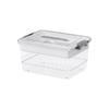 Compact Multi-layer Transparent Medicine Organizer with Large Capacity