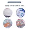 Transparent PVC A4 File Bag: Waterproof Mesh Zipper for Student Exam Supplies