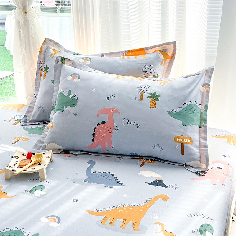 Cotton Pillowcases: Pure Cotton, Simple Style for Home, Dorms, Single & Double Rooms (Single/Pair)