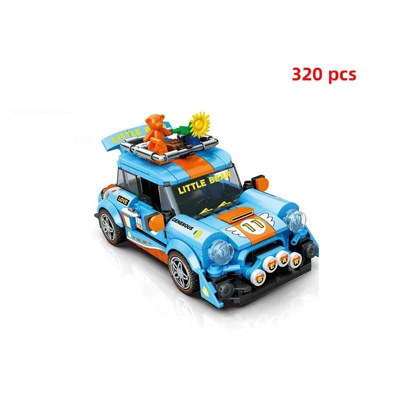 City Technical Car Speed Sports Car Building Blocks Racing Road Moc Brick Vehicle Educational Construction Toys