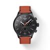 Lederarmband Schwarzes Zifferblatt Herren Modeuhr T116.617.36.051.12