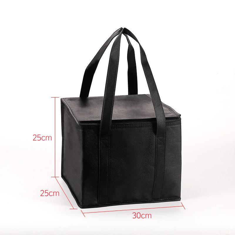 Grand Sac Isotherme Anti-fuite pour Livraison de Nourriture Sac Glacière Thermique Portable Réutilisable pour Restauration à Emporter Épicerie Pique-nique Voyages
