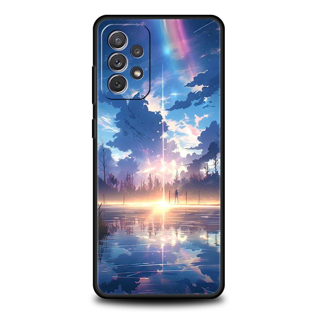 Cartoon Sky Phone Case for Samsung A51 A71 A21S A12 A11 A15 A25 A31 A41 A23 A33 A53 A73 A03S A05S A13 5G A35 A55 Cover