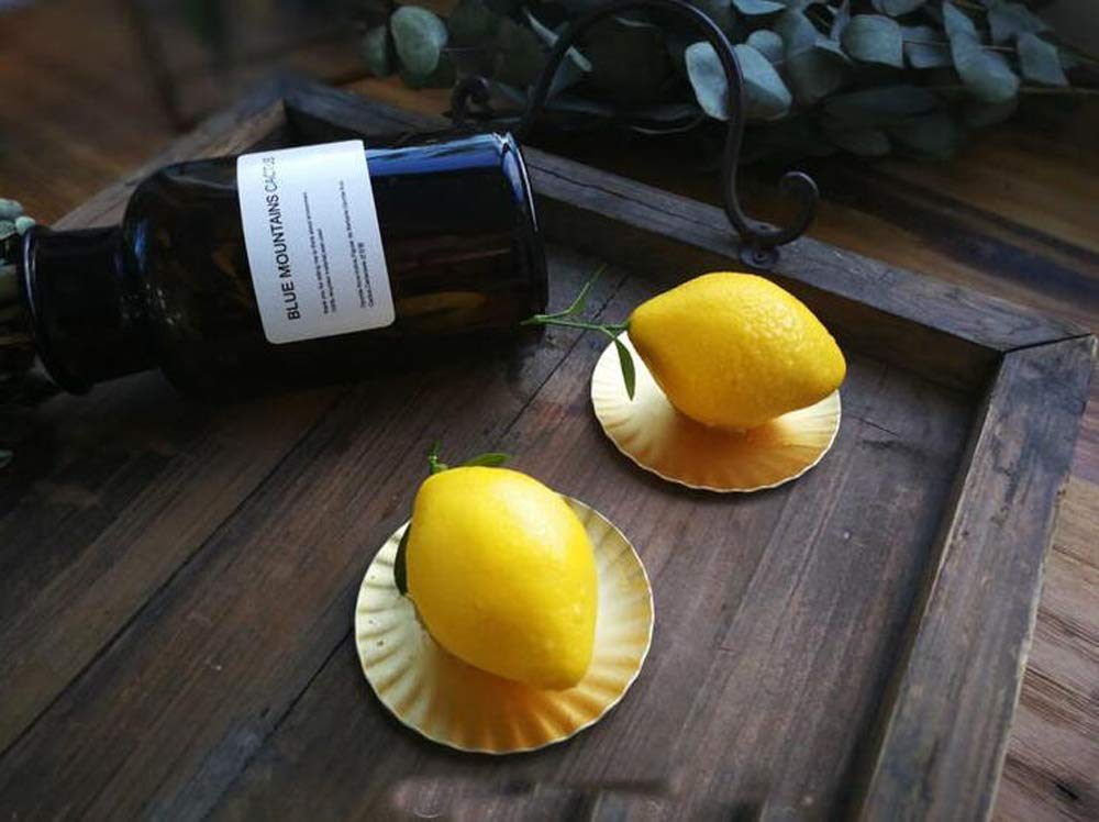 Stylish Mousse Cake Mold, Dessert, Chocolate, Baking Mold, French Pastry, Ice Cream Tool, Multi-Purpose Silicone Mold (4-Cavity 3D Lemon Shape)