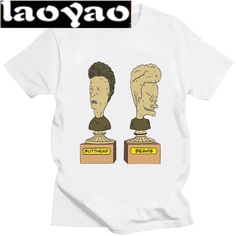Beavis and Butthead BB Newest TShirt for Unisex Around The Christmas Tree Round Collar Basic Distinctive Birthday Gift Tops