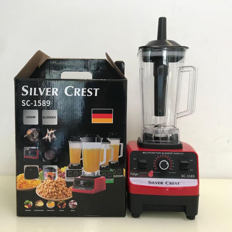 3L 6-in-1 Edelstahl Standmixer & Entsafter: Multifunktionaler Fleischwolf und Mixer