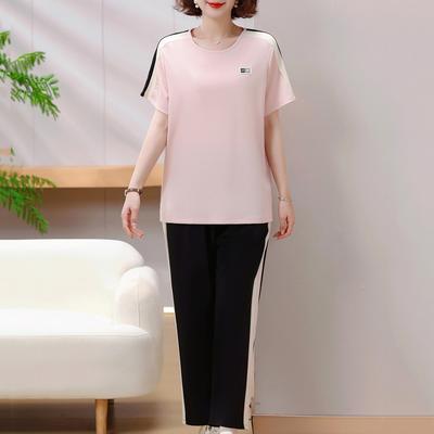 4XL-8XL Plus Size Zweiteiler Damen Elegante Sommerkleidung für Damen Oversize Hosen Sets Lässige Blusen