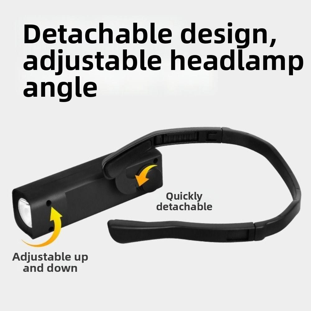 Removable Ear Clip Headlamp Waterproof Motion Sensor Headlamp LED Flashlight Fishing