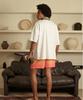LAZYYY White Patch Supima T-Shirt