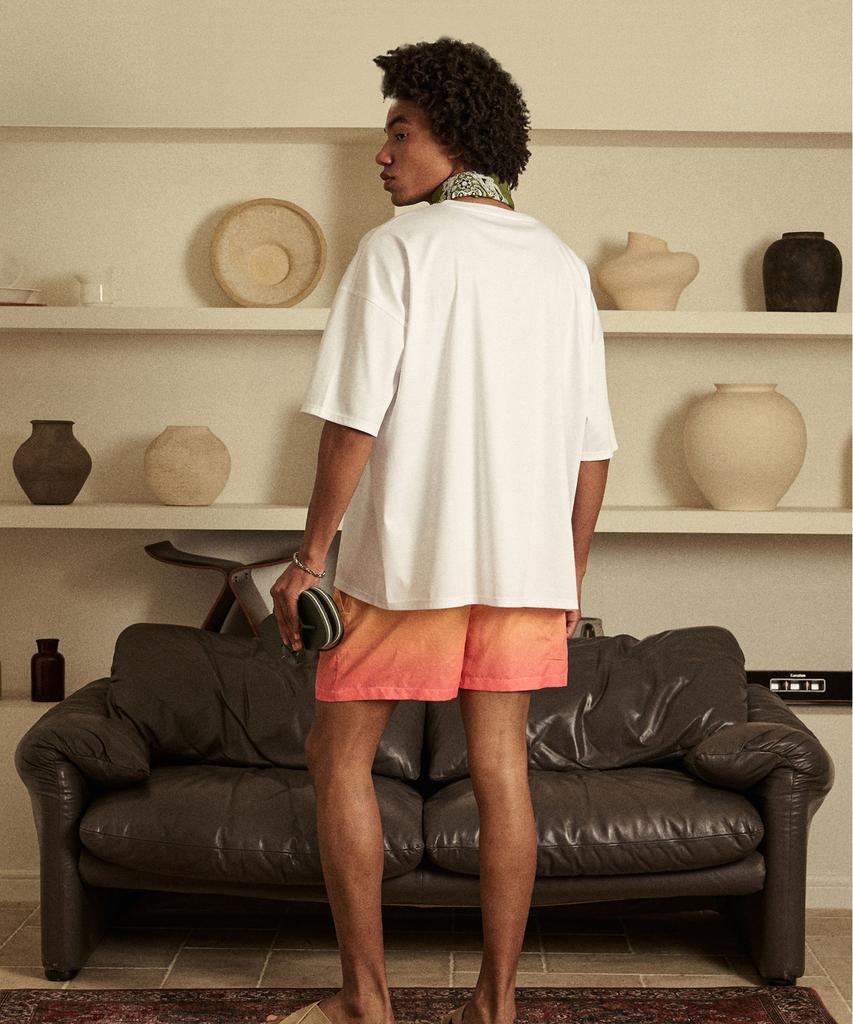 LAZYYY White Patch Supima T-Shirt
