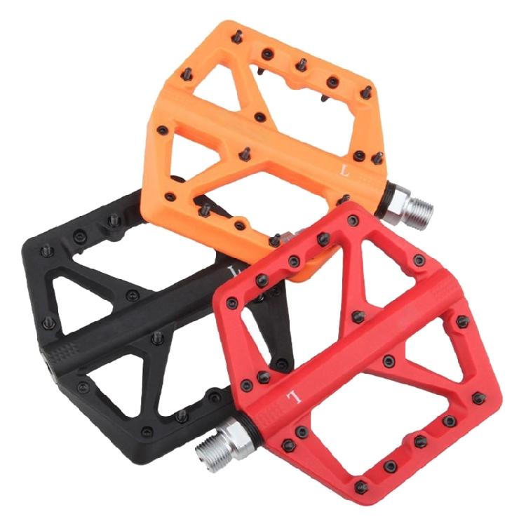 Mountain Bikes Pedals Light Weight Bicycles Pedals Nonslip Pedals Footboards Flat Platform Sealed Bearing 9/16In Thread