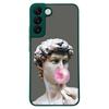Vintage Classic Art Mona Lisa Shockproof Matte Phone Case For Samsung Galaxy S22 Ultra S21 S20 FE S10 S9 S8 S10E Plus 5G Cover