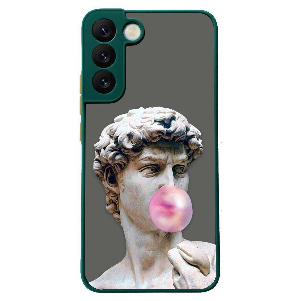 Vintage Classic Art Mona Lisa Shockproof Matte Phone Case For Samsung Galaxy S22 Ultra S21 S20 FE S10 S9 S8 S10E Plus 5G Cover