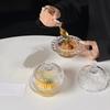 European-Style Dessert Bowl Exquisite Small Soup Bowl Multi-Purpose Tremella Glass Bowl  Home Use
