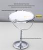 Black Double-Sided Standing Quartz Makeup Mirror for Dressing Table