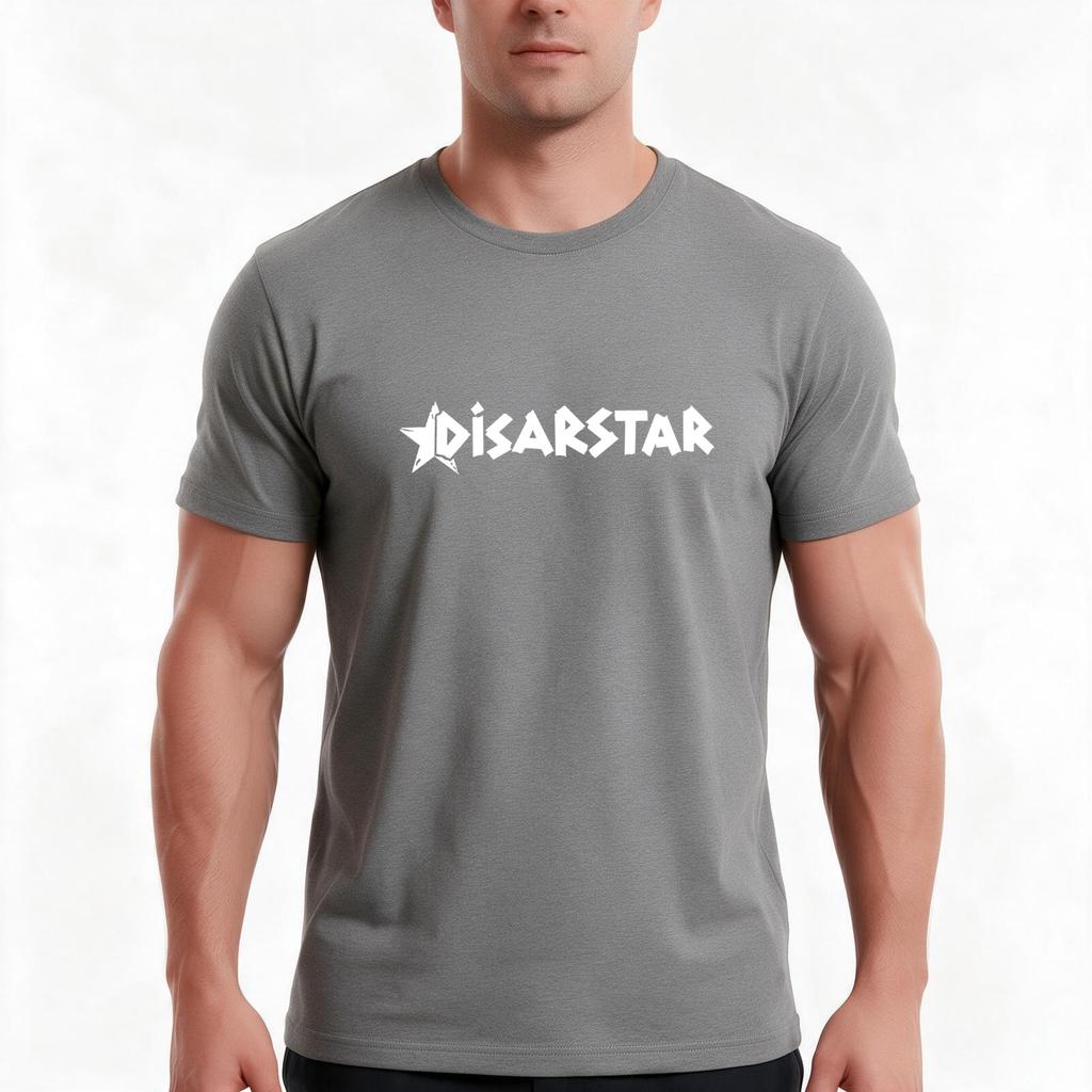 Disarstar TShirt Summer Casual Cotton Tee Oversized Streetwear Tops Vintage Graphic Print Loose Fit Short Sleeve