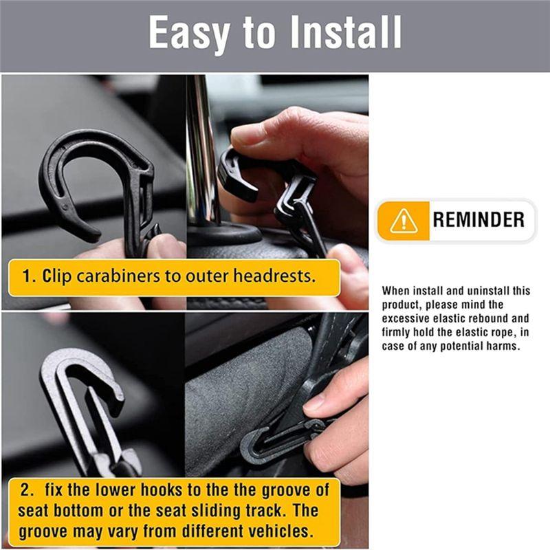 Practical-1 PCS Dog Car Net Barrier Pet Barrier With Mesh Organizer Baby Stretchable Storage Bag Universal Vehicle Isolation Net