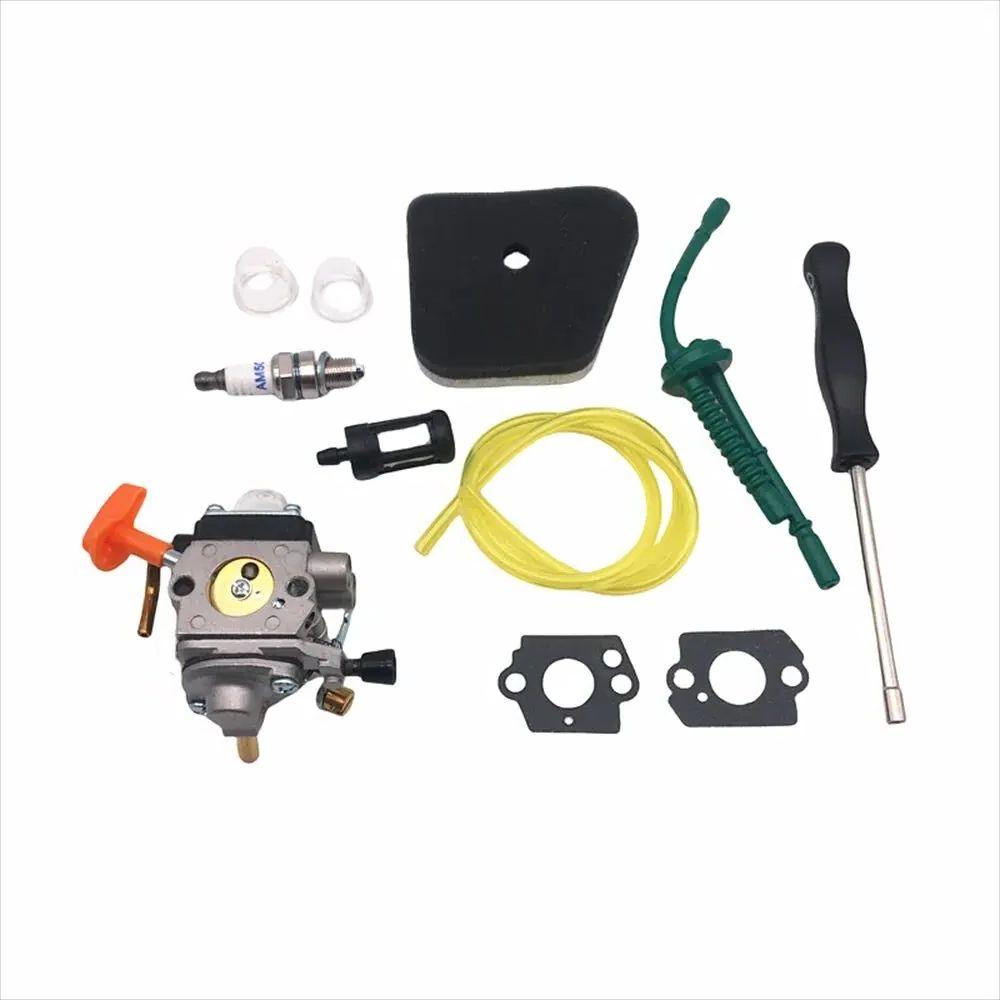 Carburador Carb para Stihl FS87 FS90 FS100 KM100 FS110 KM110 FS130 KM130 HT130 Desbrozadora Pieza de Repuesto ZAMA C1Q-S173 S174