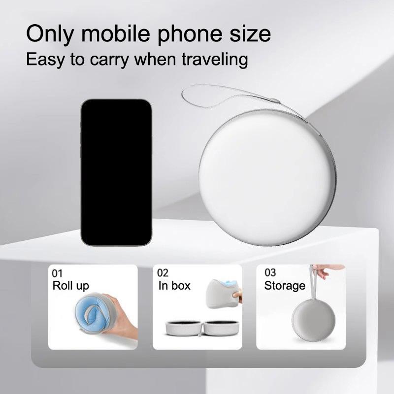 Reise Massage Memory Baumwolle U-förmiges Kissen Weich Tragbar Aufbewahrung Nackenstütze Schutz Waschbar Flugzeugkissen Wirbelsäulenpflege