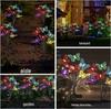 Outdoor Solar Butterfly LED Garden Path Light - Waterproof Decorative Landscape Lamp