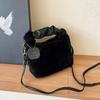 Luxury Designer Winter Plush Shoulder Bag for Women Soft Ladies Clutch Purse Cute Fashi Party Underarm Handbag