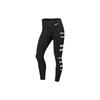 Nike Solid Color Letter Print Elastic Tight Sports Pants Women Bottoms Black CJ5778-010