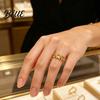 Handmade Finger Ring Women Geometric Hollow Star Shape Adjustable Opening