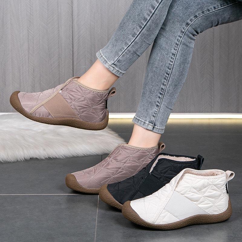 Winter High-top Cotton Shoes, New Velvet Thickened Shoes, Soft Soles, Non-slip, Comfortable and Lightweight