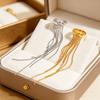 Vintage Tassel Ear Cuff Non Piercing Gold Color Long Chain Earrings for Women Fashion Stainless Steel Clip Earring Jewelry Gifts