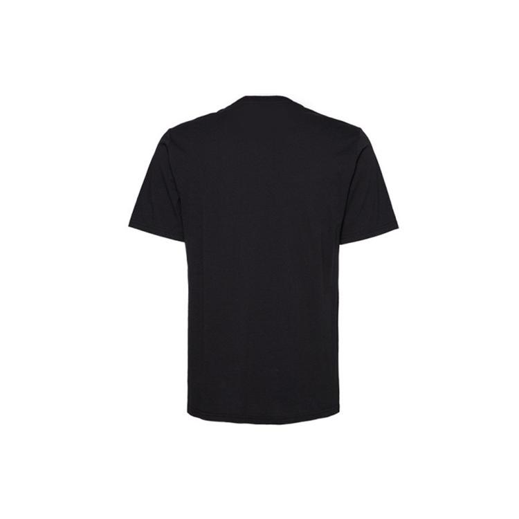 Converse T Shirts Men's Black Crew Neck Moderate Straight Fit 10018138-A02
