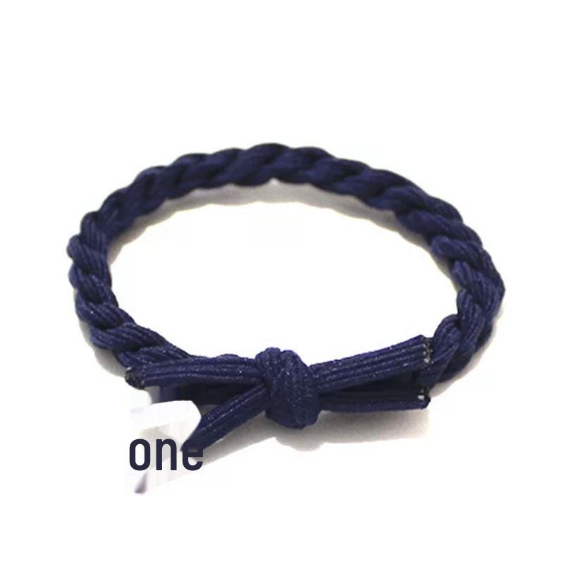 Korean Style Cute Braided Elastic Hair Tie for Women