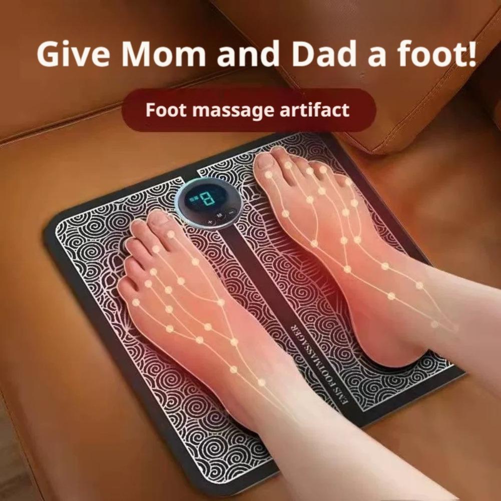 Intelligent Remote Control Relieve Fatigue Massage Pad EMS Pulse Foot Massage Mat Home Use Parental Legs Relax Health Care