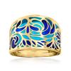 Plated Ring with round Main Stone Popular New Design for Fashion Accessories