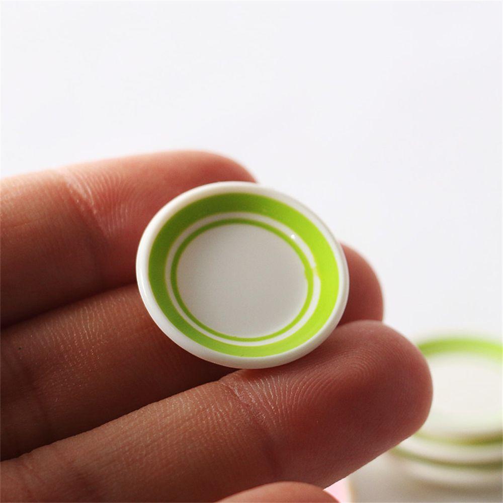 Pretend Play Toy Tableware Doll house Dinner Plates Kitchen Toys Food Dishes Photograph Props