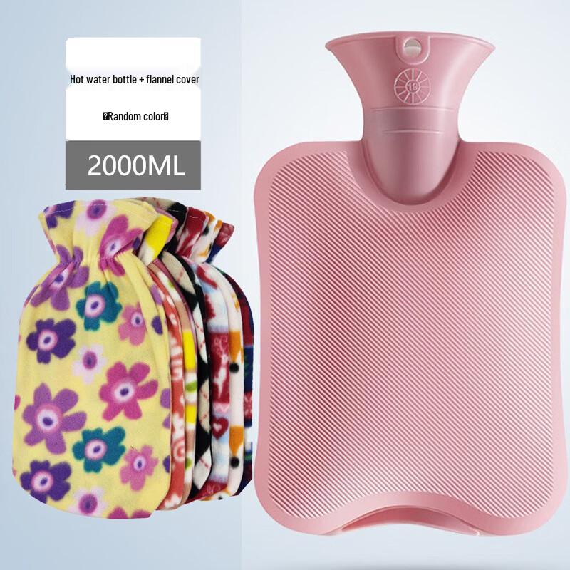 

SOTHING Faux Rabbit Fur Hot Water Bottle with Cover