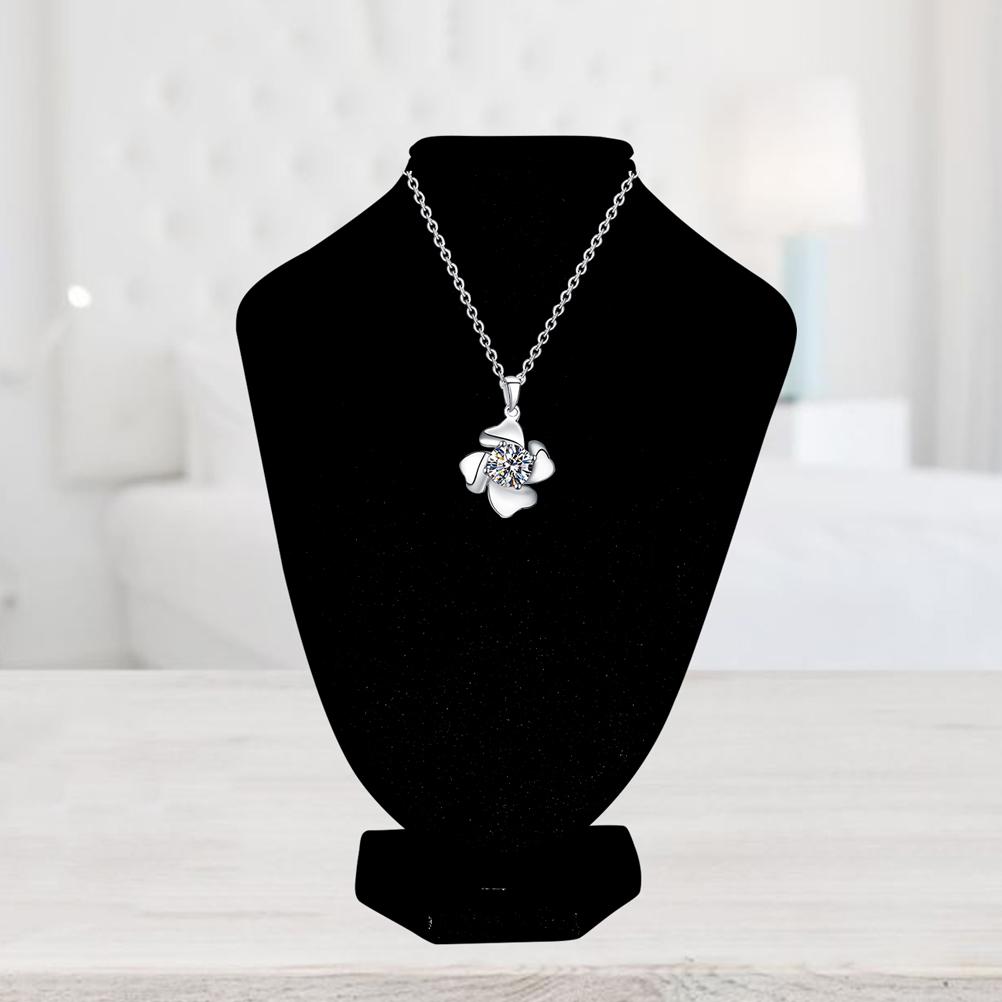 Cabeça Retrato Pescoço Modelo Jóias Suporte Vitrine Espelho Colar Exibição para Venda Suporte Boutique Suprimentos Adereços Busto