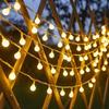 LED White Ball String Lights with Remote, 8 Modes for Indoor Decor - Perfect for Living Room & Bedroom Ambiance