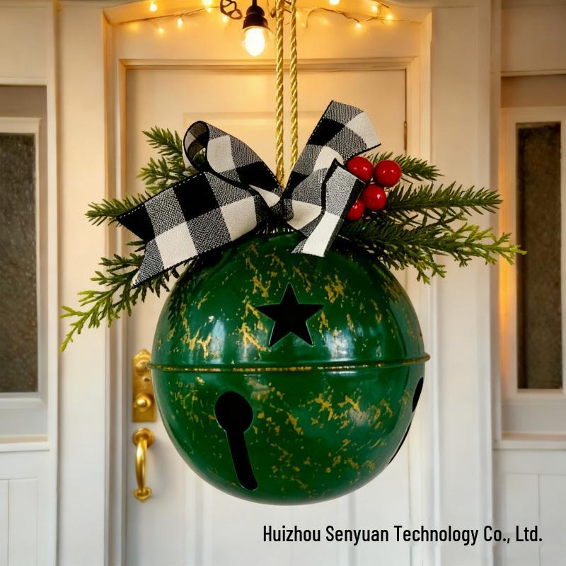 

Металлический Рождественский Колокольчик Дверное Украшение - Праздничное Украшение