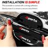 Hovom 8PCS Car Door Handle Protector, Sports Car Door Handle Bowl Sticker, Anti-Scratch Auto Doors Handles Paint Guard Cover, Vehicle Doors Handles